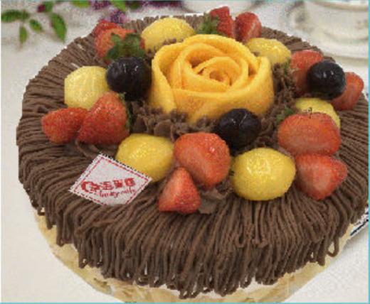 栗圆蛋糕冰淇淋栗子蓉