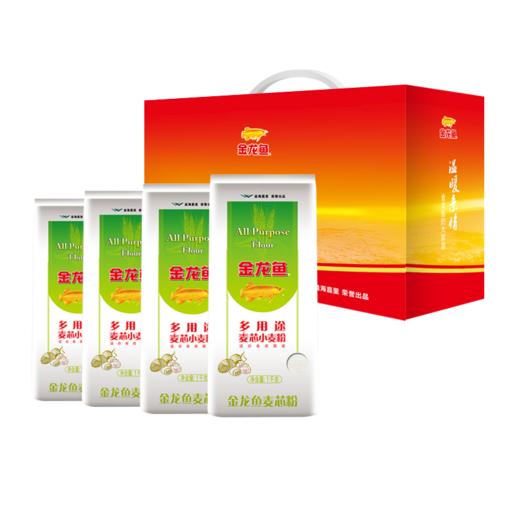 金龙鱼 多用途麦芯小麦粉 面粉 1kg*4礼盒装 商品图0