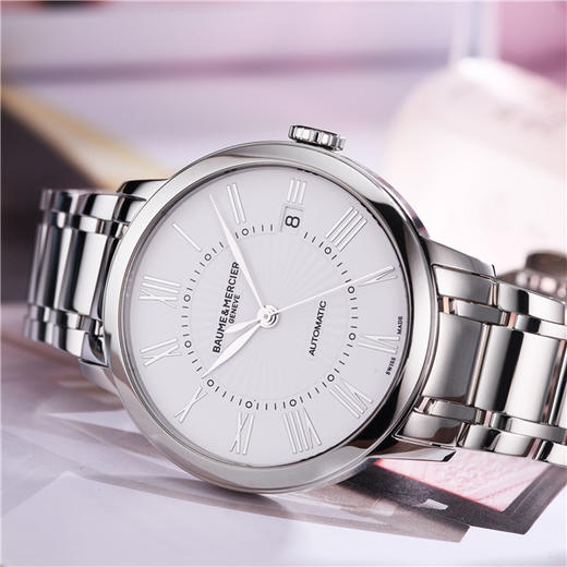 名士 Baume & Mercier 克莱斯麦系列自动机械女士腕表 M0A10220 商品图1