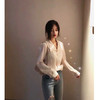 【服饰鞋包】春装新款韩版宽松白色衬衫女装心机衬衣洋气很仙的设计感上衣 商品缩略图3