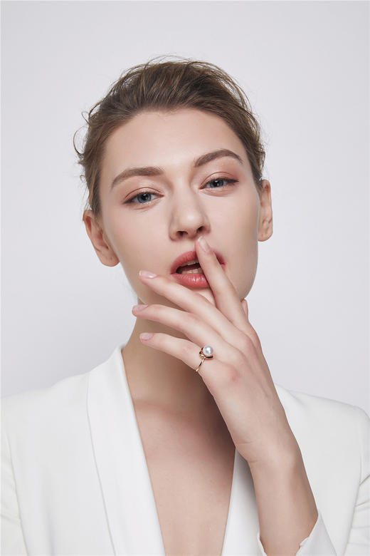 Pearl moments FOR HER甜美桃心天然淡水珍珠戒指 商品图7