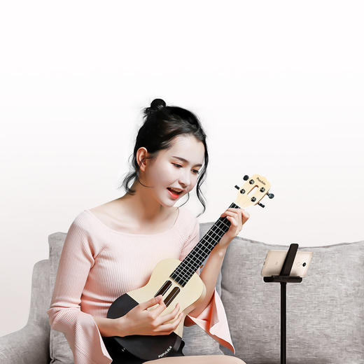 Populele U1 UW  智能尤克里里乌克丽丽23寸智能小吉他饼干款ukulele 庞大曲库 APP 节奏大师游戏 商品图2