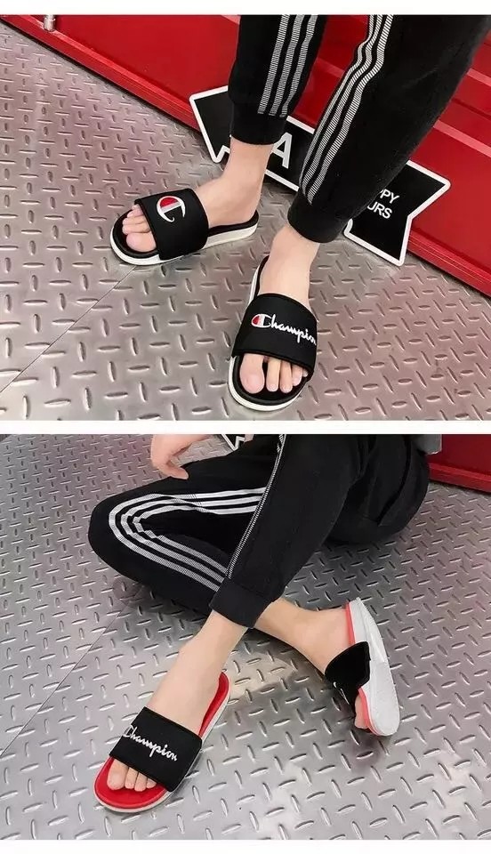 东京八爪鱼日本代购300新夏时尚情侣刺绣沙滩拖鞋潮牌一字拖mlx61534