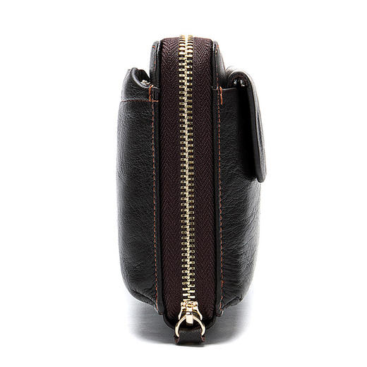 【服饰鞋包】男士长款钱包皮夹商务头层牛皮大容量手拿包 商品图3