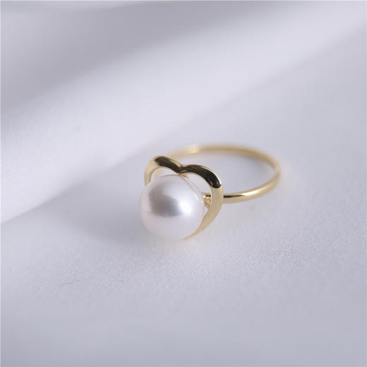 Pearl moments FOR HER甜美桃心天然淡水珍珠戒指 商品图3