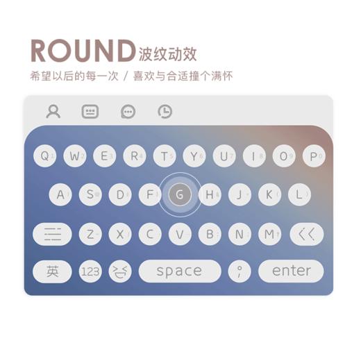 《ROUND》希望以后的每一个 / 喜欢与合适撞个满怀。/ 百度输入法 / 安卓 商品图1