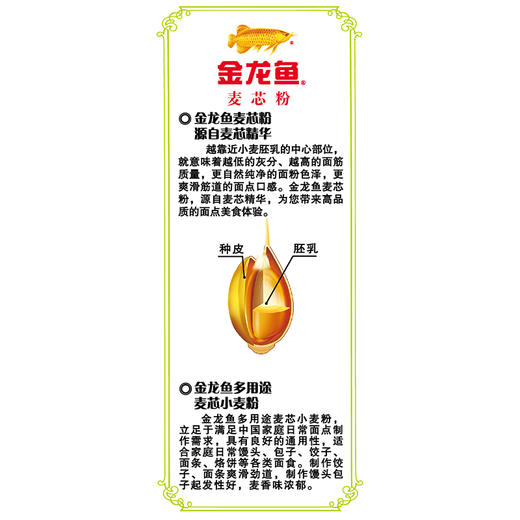 金龙鱼 多用途麦芯小麦粉 面粉 1kg*4礼盒装 商品图4