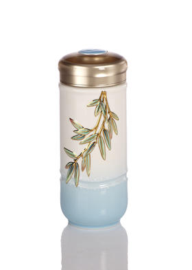 富贵金竹随身杯  330ml双层