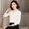 【服饰鞋包】真丝衬衫女春装新款韩版宽松气质桑蚕丝V领显瘦长袖衬衣 商品缩略图4