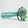 line friends正版授权丛林系列布朗熊硅胶钥匙扣 商品缩略图1