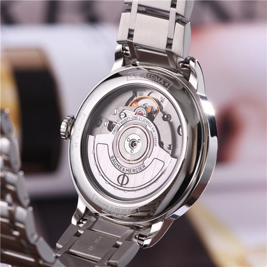 名士 Baume & Mercier 克莱斯麦系列自动机械女士腕表 M0A10220 商品图3