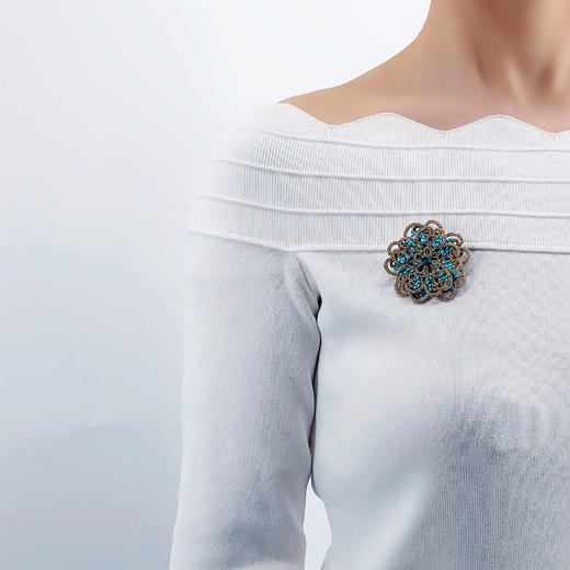 北京仓｜Lorina Balteanu-Flower-胸针［法国设计师］ 商品图1
