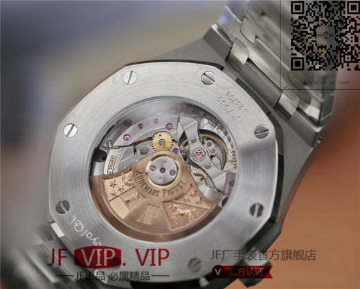 OM爱彼皇家橡树15400系列 原版1-1开模。男士腕表，精钢表带，自动机械机芯，透底 商品图8