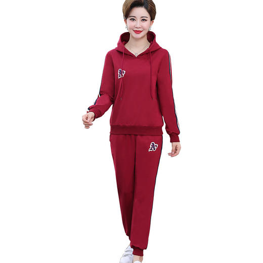 运动装中老年休闲连帽两件套(货号 mm16913472)