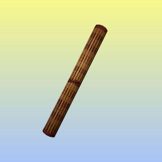 竹制布袋笔帘 尺寸：33*36-LT 商品图2