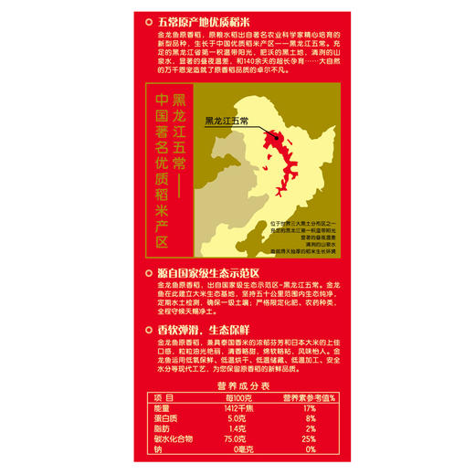 金龙鱼五常基地原香稻大米5kg/袋 商品图4