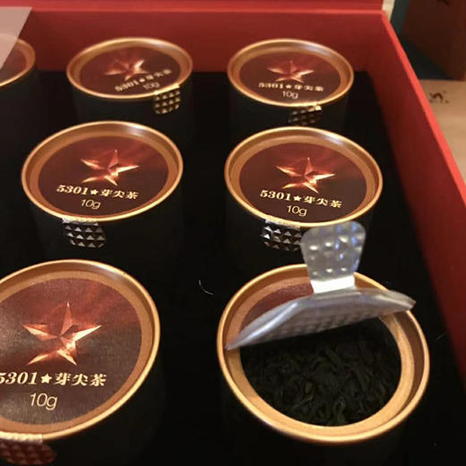 湖南安化黑茶小罐装5301特级芽尖茶 礼盒 150g 商品图6