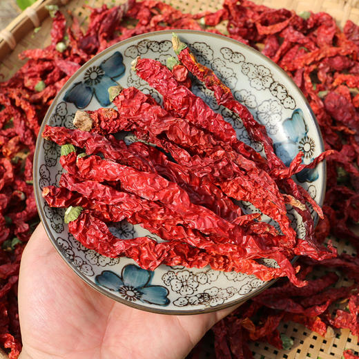 二荆条干辣椒 微辣特香 农家特产 调料 干辣椒 100g 商品图2