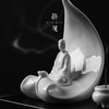 【静于世，观于心】菩提树下，静待花开，心这所往，即是天堂，静观底座，香炉，线香，香器礼盒装 商品缩略图1