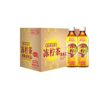 鸿福堂饮料  冻柠茶 500ml*15瓶/箱 商品图0