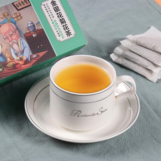 夏季必喝花茶~清油良品！金银菊花茶（清热降火）  冬瓜荷叶茶（减脂降三高）   红豆薏米茶（祛湿祛水肿） 商品图4