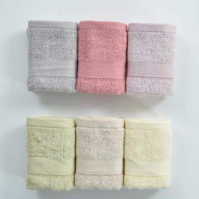 TY竹纤维草木染竹棉中巾7077 商品图2