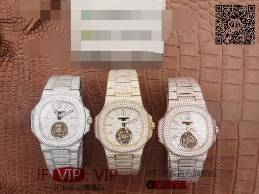 R8PATEK PHILIPPE百达翡丽满天星钢带到货。这款豪华百达翡丽陀飞轮腕表独特及富有魅力的设计，是展现完美工艺的升华之作，是成功人士的象征 商品图1