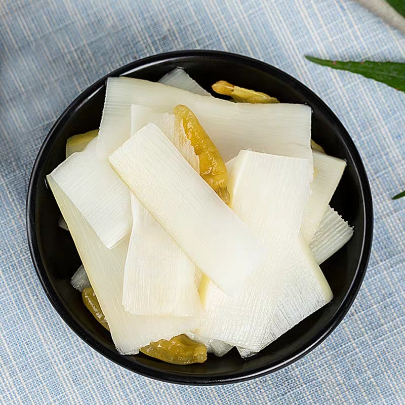 清华园泡椒山椒味脆笋片独立小包装500g 重庆特产泡椒竹笋零食