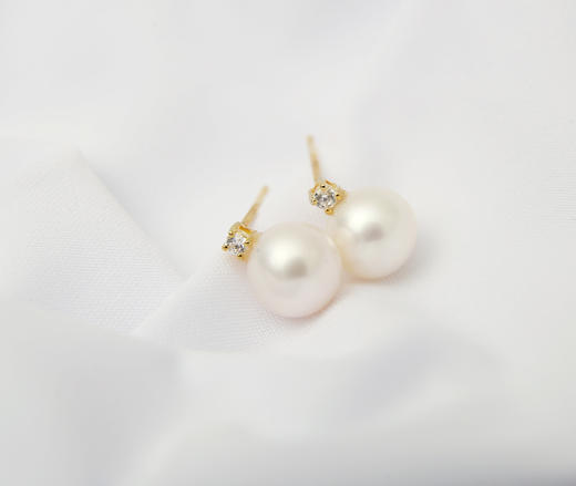 Pearl moments925银 小王妃珍珠耳钉 LITTLE QUEEN 商品图4