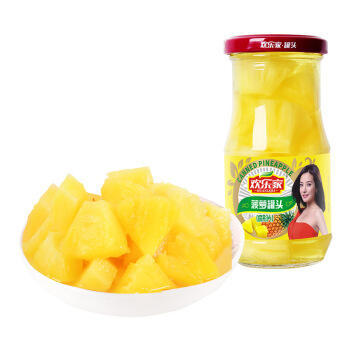 欢乐家菠萝罐头256ml*12瓶 商品图1