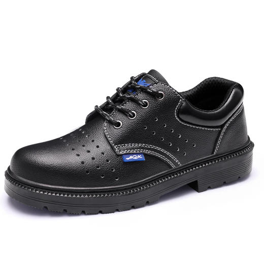 透气劳保鞋男牛皮防砸防刺穿工作安全鞋 商品图0