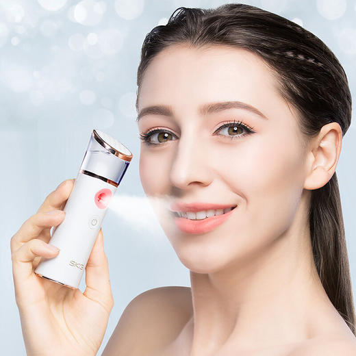 skg 补水仪纳米喷雾器蒸脸器美容仪家用冷喷手持便携补水充电美容仪器