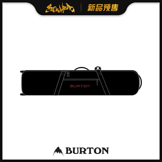BURTON 1920 WHEELIE GIG BAG TRUE BLACK 146 商品图0
