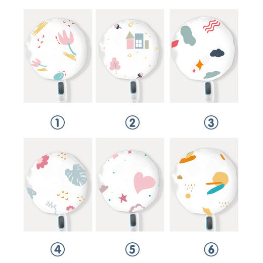 【防水防尘风扇罩】清新可爱花朵风扇罩全包式圆形台扇套落地电风扇防尘罩 商品图2