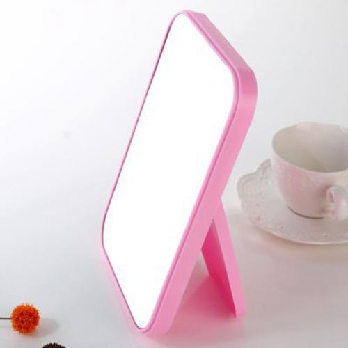 创意台式便携随身化妆镜大桌面折叠公主镜可爱宿舍桌面梳妆小镜子	台式双面镜ZMLMTSMJFHS1 商品图8