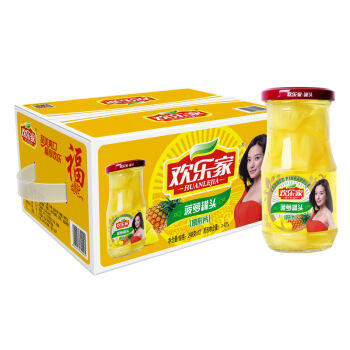 欢乐家菠萝罐头256ml*12瓶 商品图0