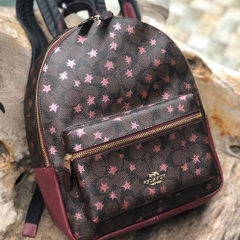 LA现货3个 Coach/蔻驰 新款中号双肩背包 商品图2