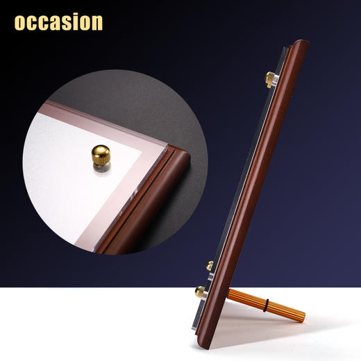 木质奖牌定制定做五角星金属荣誉授权牌证书颁奖创意高档木托牌匾 商品图3