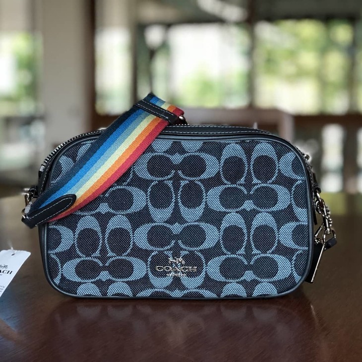 coach蔻驰女包相机包链条单肩斜跨包小圆包