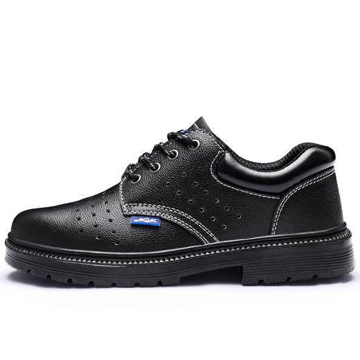 透气劳保鞋男牛皮防砸防刺穿工作安全鞋 商品图4