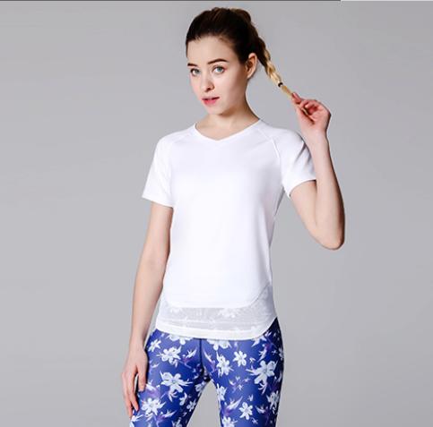 【100元任选4件】水沐伊朵瑜伽短袖5252（无胸垫）（清仓产品，收货7天内支持调换、不退款） 商品图3