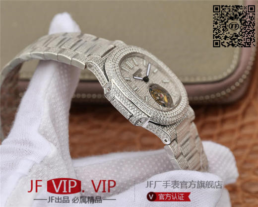 R8PATEK PHILIPPE百达翡丽满天星钢带到货。这款豪华百达翡丽陀飞轮腕表独特及富有魅力的设计，是展现完美工艺的升华之作，是成功人士的象征 商品图6