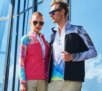 五彩立领开衫外套 商品图0