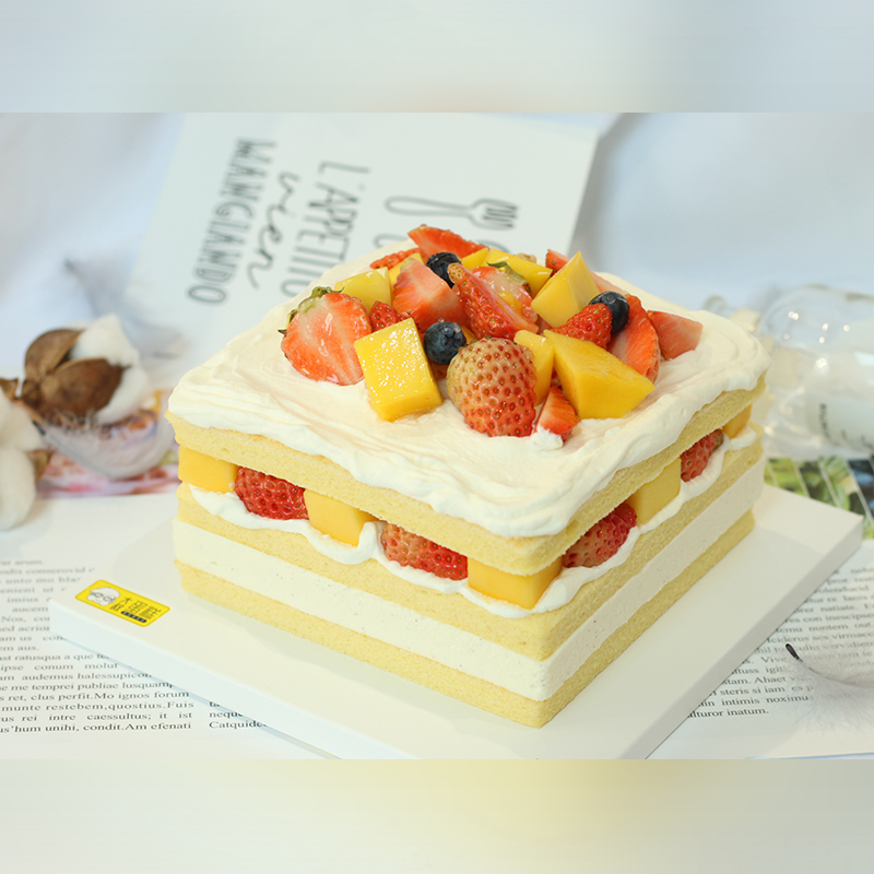 香草水果大夹心