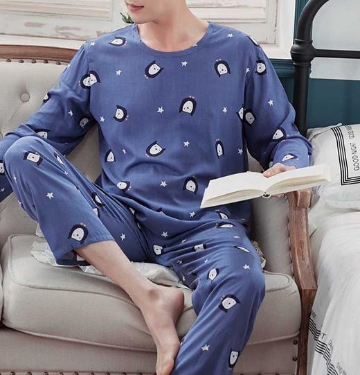 学苑 M39男士春夏季人造棉绸家居服1:1实物服装纸样图纸牛皮纸样 商品图1