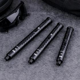 现货！纳利德NEX防身机械伸缩棍、特工便携甩棍抱夹、带攻击头可破窗！防卫三节棍！