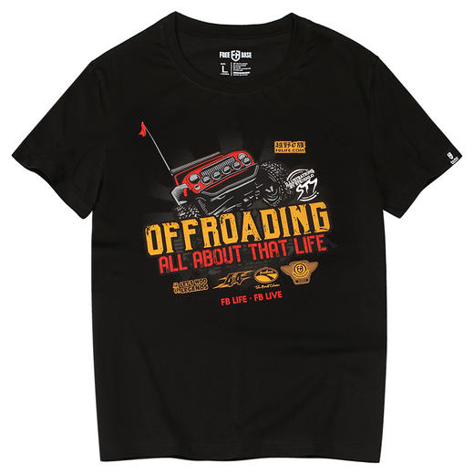 [39.9元1件] JEEP WRANGLER牧马人越野系列潮流印花短袖T恤舒适汗衫 NMT-0939 商品图3