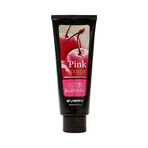 【粉色公主不掉色的神器】anna donna Every天然速效固色染色护发素 粉色 160g 商品图0