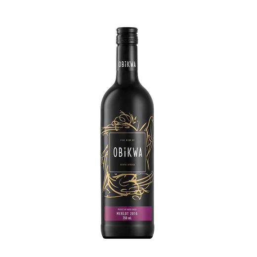 南非原瓶进口红酒 奥卡瓦-梅洛干红葡萄酒 Obikwa - Merlot 750ml【2016】 商品图1
