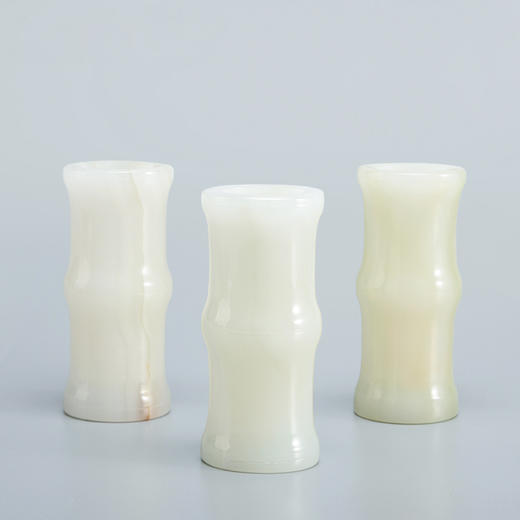 天下玉家竹节笔筒丨古典竹节造型打造风雅案桌